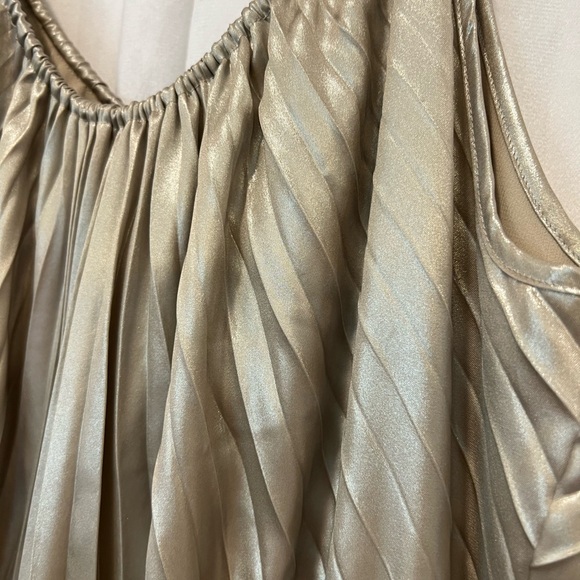 All Saints Silver Satin Dress Large - Picture 3 of 7